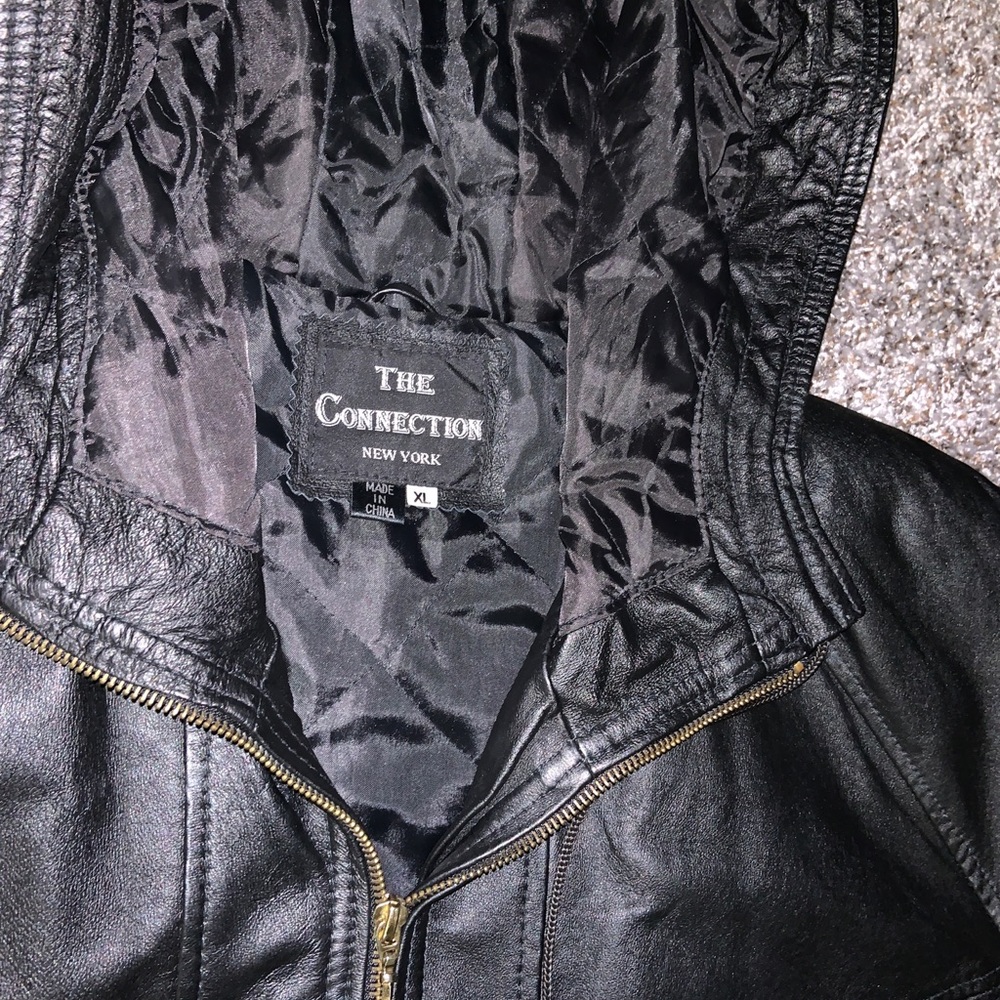 The Connection New York Leather Coat Gem